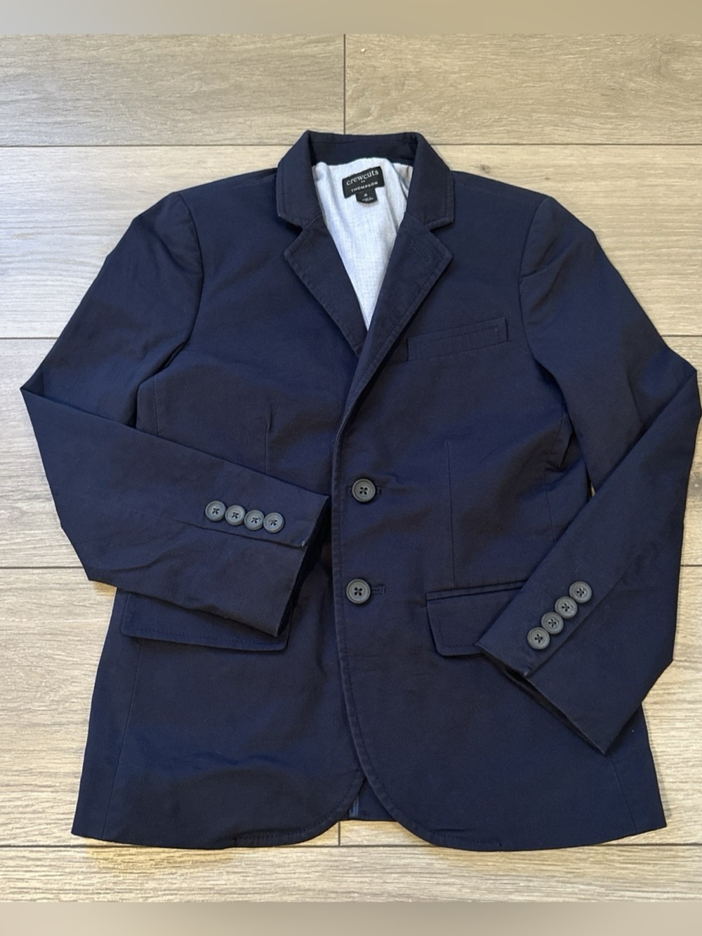 J.Crew Boys Crewcuts Size 8 Thompson Suit Jacket in Navy Chino Blazer Sport Coat